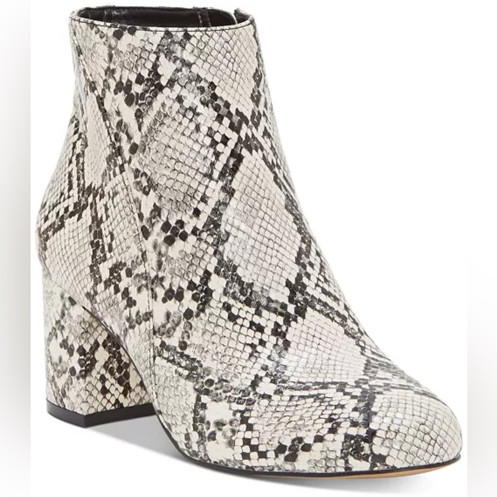 Animal Print Block-Heel Ankle Booties Size 10 Floriann